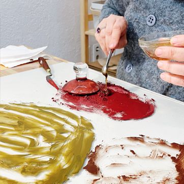 Monogràfic aquarel·la artesanal amb pigments minerals Ruseta Sá