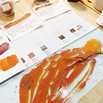 Monogràfic aquarel·la artesanal amb pigments minerals Ruseta Sá