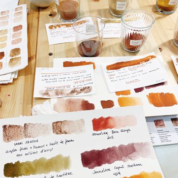 Monogràfic aquarel·la artesanal amb pigments minerals Ruseta Sá