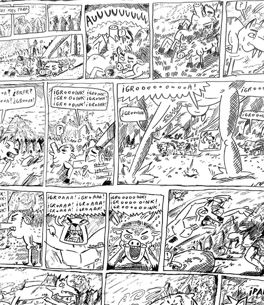Classes de còmic a Ruseta Sá