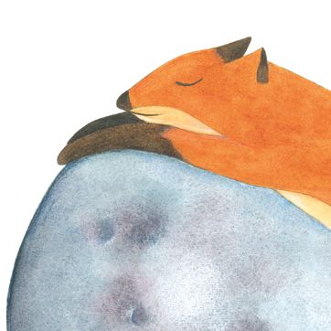 La guineu i la lluna, taller aquarel·la Ruseta Sá