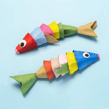 Animals marins amb material reciclat