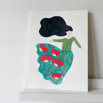 Flors i violes, taller aquarel·la Ruseta Sá